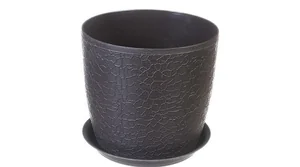 М-ПЛАСТИКА Кашпо Верона 160мм. М 3096 графит