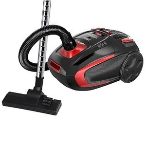 DELTA Пылесос 2200W LUX DL 0848 черный с красным