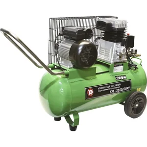 Калибр Компрессор масляный с ременным приводом КМ-2100/50РУ