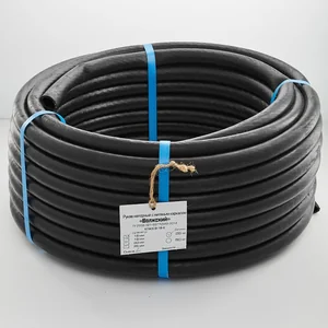 ВОЛЖСКИЙ Шланг поливочный резиновый кордовый рукав 16 мм, 25 м (г. Волжский) эконом