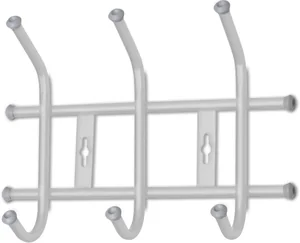 НИКА Вешалка настенная ВНТ3/С серебряный