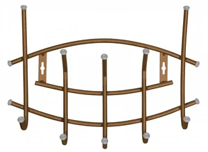 НИКА Вешалка настенная Ника-Премиум ВНП3/А медный антик