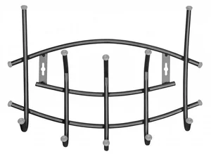 НИКА Вешалка настенная Ника-Премиум ВНП3/Ч черный