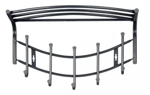 НИКА Вешалка настенная HAUSHALT НВН1/С темно-серый