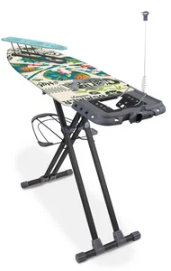 НИКА Гладильная доска «ВАЛЕНСИЯ 1» НВ1/8 принт с карибами бежевый