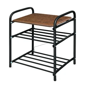 НИКА Банкетка для обуви Б2/ДА дуб антик фристайл