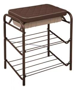 НИКА Банкетка HAUSHALT для обуви НБ2/BR коричневый