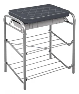 НИКА Банкетка HAUSHALT для обуви НБ2/С темно-серый