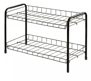 НИКА Этажерка для обуви ЭТ3/Ч черный