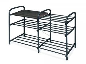 НИКАЭтажерка для обуви Люкс ЭТЛ4/ДШ Дуб шале темный