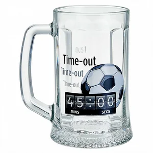 ДЕКОСТЕК Кружка для пива 500 мл Ладья Время футбола 04с1144-54ДЗ