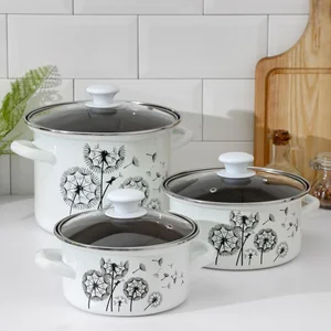 КМК Набор кастрюль (6пр.) Адажио-5-1 Люкс белый