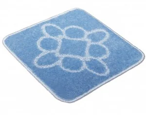 SHAHINTEX Коврик для стула РР 35*35 Голубой 11 4376