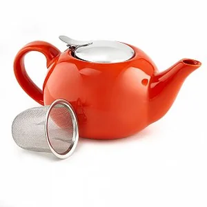 ROSARIO Чайник заварочный 750 мл с металлическим фильтром Ф19-010R оранжевый