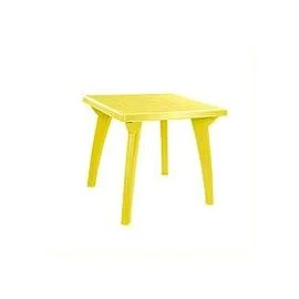 DD STYLE Стол квадратный Луна 740 желтый