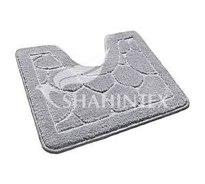 SHAHINTEX Коврик для туалета ЭКО 60*50 5337 СЕРЫЙ 50