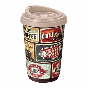 БЫТПЛАСТ Термостакан 400 мл 4332333 микс