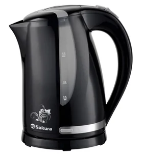 SAKURA Электрический чайник SA-2318BKG черный