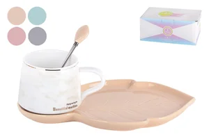 КОРАЛЛ Набор чайный 1/3 250мл Beautifull marble 5115 микс