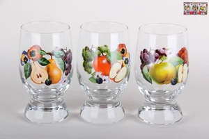КОРАЛЛ Набор стаканов 1/3 225мл Фрукты 42972/в
