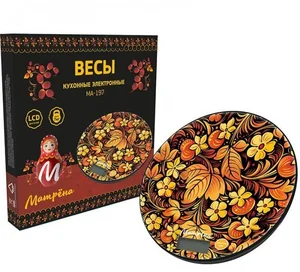 МАТРЕНА Весы кухонные МА-197 хохлома