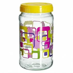 DELTA Банка для хранения 1500 мл с крышкой ТВИСТ 135-1500 микс