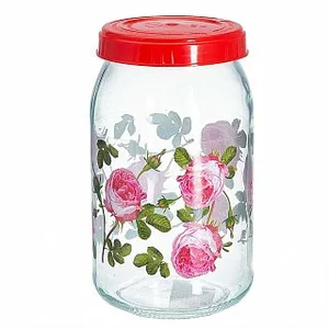 DELTA Банка для хранения 900 мл с крышкой ТВИСТ микс