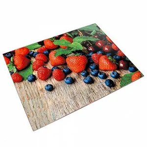 ZERAKS Доска разделочная 30х40 см Ягодный микс ДВ7-010