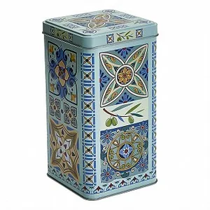 DELTA Банка жестяная Итальянский декор 1,2 л П87*87h165v120-01902