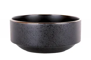 КОРАЛЛ Салатник 750мл/15см Elite black 19S509BOWL