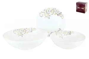 КОРАЛЛ Набор столовый 6/13 Ваниль JL13-#1080