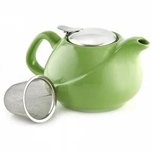ROSARIO Чайник заварочный 800 мл с металлическим фильтром Ф19-030R салатовый