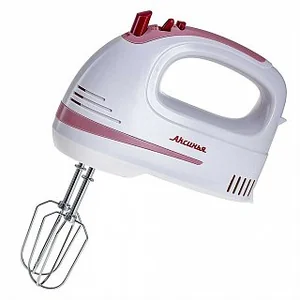 АКСИНЬЯ Миксер 400W КС-406 белый с темно-розовым
