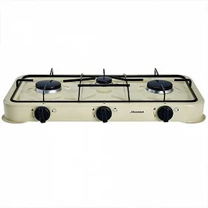 АКСИНЬЯ Плита газовая КС-107 бежевая