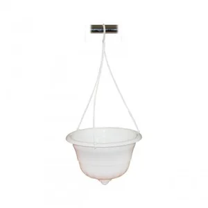 АЛЬТЕРНАТИВА Горшок-кашпо подвесной Грация 4,5л М1607 белый