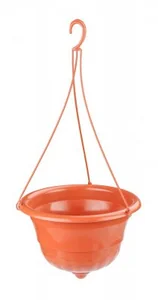 АЛЬТЕРНАТИВА Горшок-кашпо подвесной Грация 4,5л М7417 коричневый