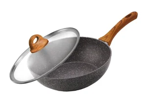 LARA Сковорода GRANIT PALERMO LR01-57-28 WOK