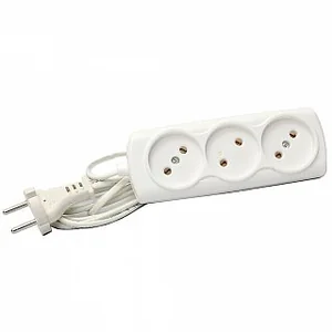 DELTA Удлинитель ЭКОНОМ Р16-010 6А 3 гнезда ШВВП 2*0,75 (10 м)