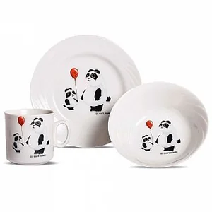 ДФЗ Набор посуды 3 предмета Голубка Панда 9С2290