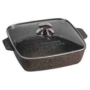 МЕЧТА Жаровня квадратная 24×24 см АП Premium (mokko) 37902