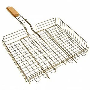 LESNIKOVO Решетка гриль для курицы «ЭКОНОМ» 260×320×560×50 мм никелированная РГК3НЭ