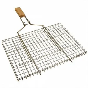 LESNIKOVO Решетка гриль универсальная «ЭКОНОМ» 350×260×16 мм никелированная РГУ2НЭ