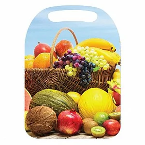 WEBBER Доска разделочная 21×29 см деревянная Корзина с фруктами К-158 