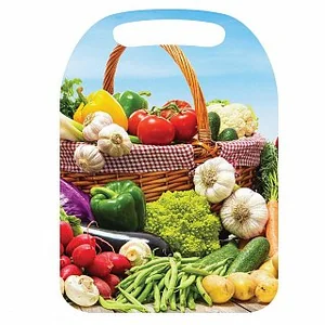 WEBBER Доска разделочная 21×29 см деревянная Корзина с овощами К-159