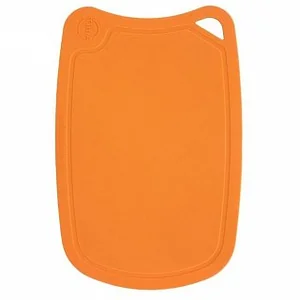 DELTA Доска разделочная овальная средняя 310×210 мм (полиуретан) ДРГ-3221 оранжевая