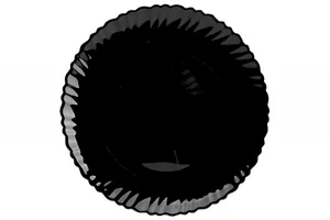 КОРАЛЛ Тарелка плоская 24см Nero Classico HY23LHP95