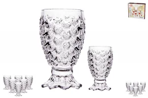 КОРАЛЛ Набор стаканов и рюмок 6/12 Ундина 3720