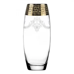 ГУСЬ ХРУСТАЛЬНЫЙ Ваза  260 мм. Барокко GE63-3966/S