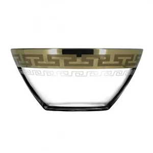 ГУСЬ ХРУСТАЛЬНЫЙ Салатник 1шт. Греческий узор GE03-1425-ГФ