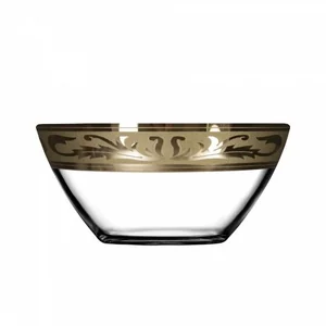 ГУСЬ ХРУСТАЛЬНЫЙ Набор салатников 2шт. Русский узор GE09-1542/S